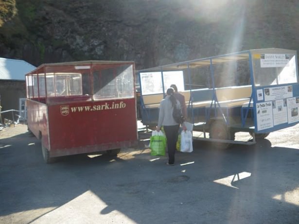 sark channel islands trailer tractor