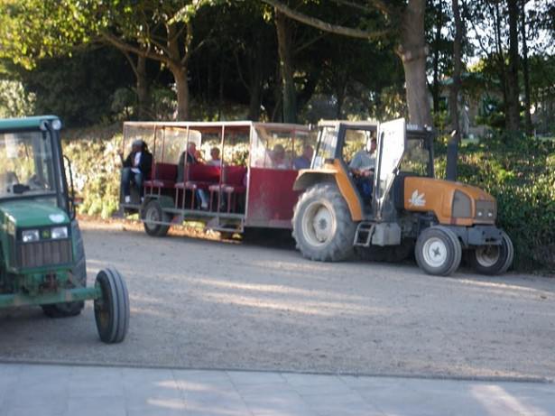 tractor trailer sark channel islands
