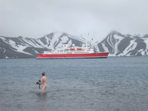 naked in antarctica