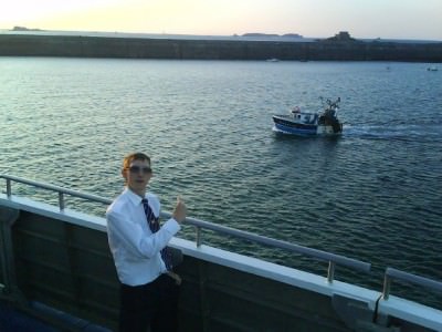 working for condor ferries at st malo