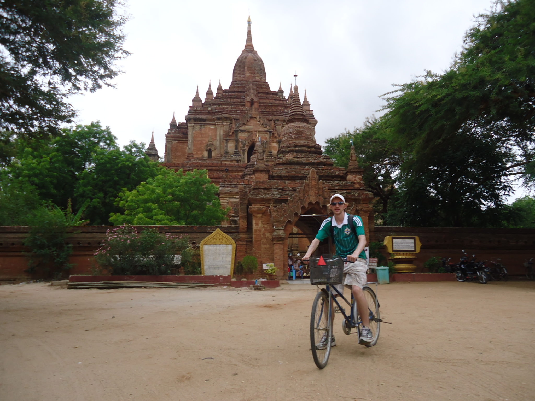 cycling in Bagan Myanmar