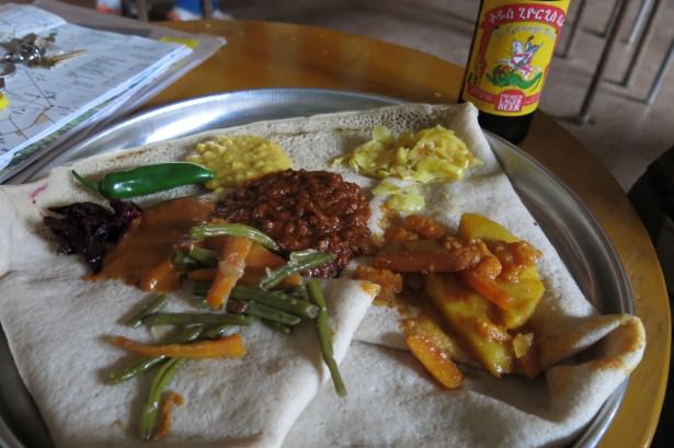 addis ababa ethiopian vegetarian combination