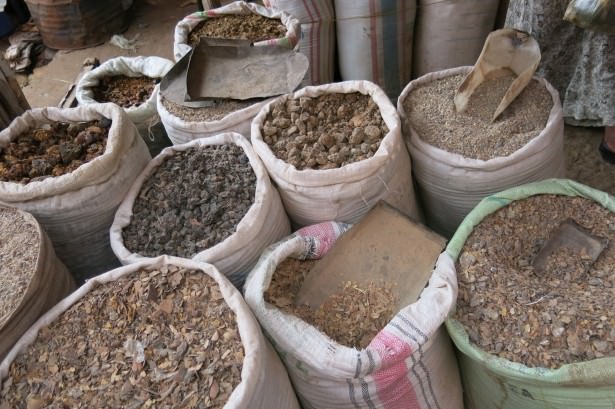 spices in the Harar markets