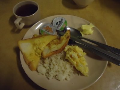 breakfast in laban rata mountain kinabalu