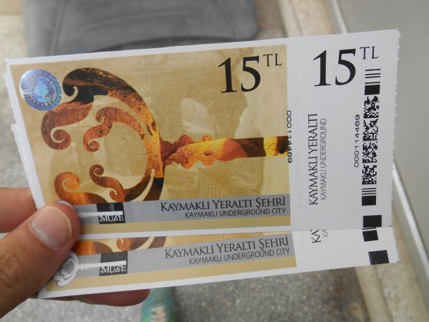 kaymakli turkish lira ticket