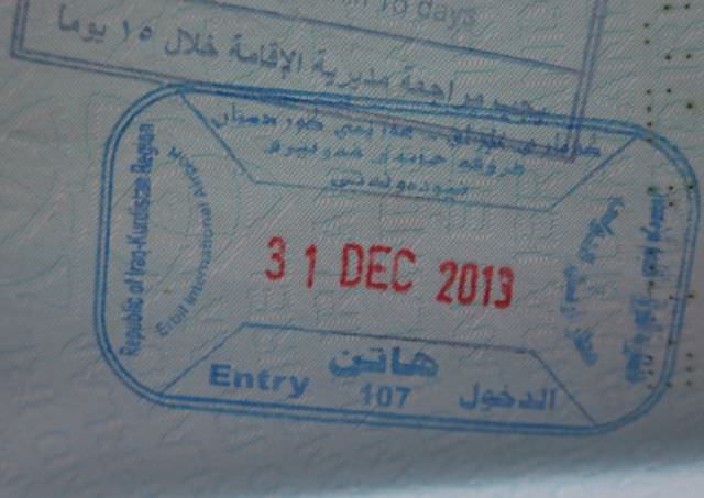 erbil airport visa