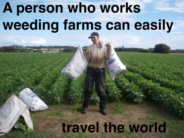 farm weeders travel the world