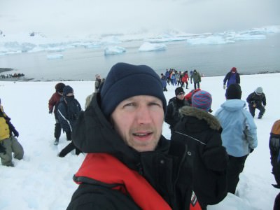 antarctica selfie