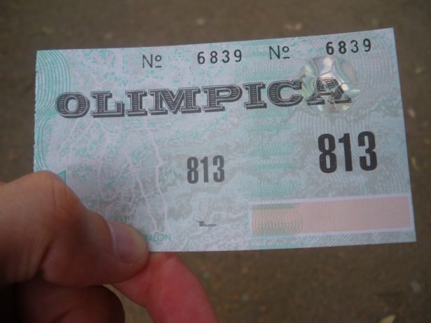 Ticket for Penarol - Olimpica end.