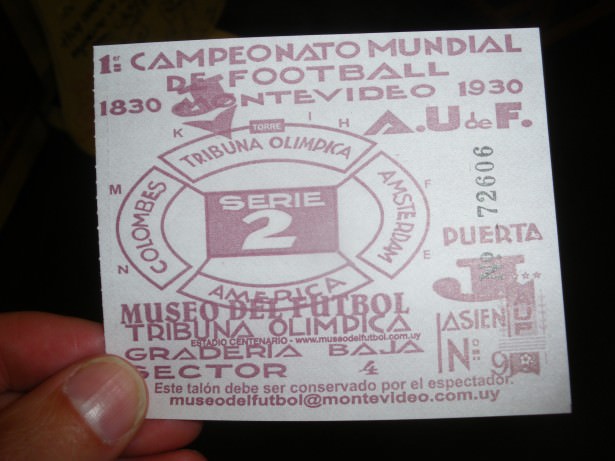 entry ticket for world cup museum montevideo uruguay