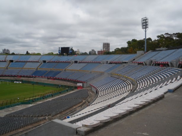 Inside the Estadio Centenario on a non matchday.