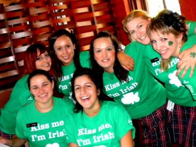 The girls of PJ Gallaghers on St. Patrick's Day 2010.