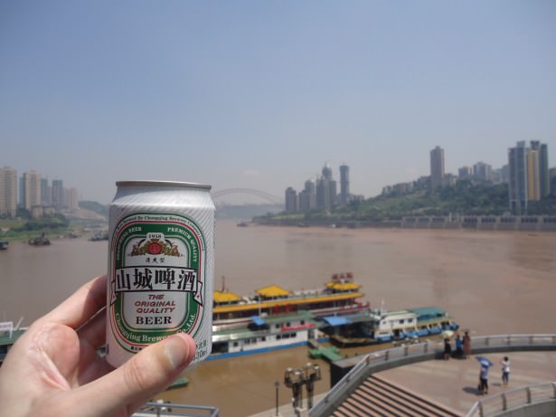 chongqing rivers meet beer