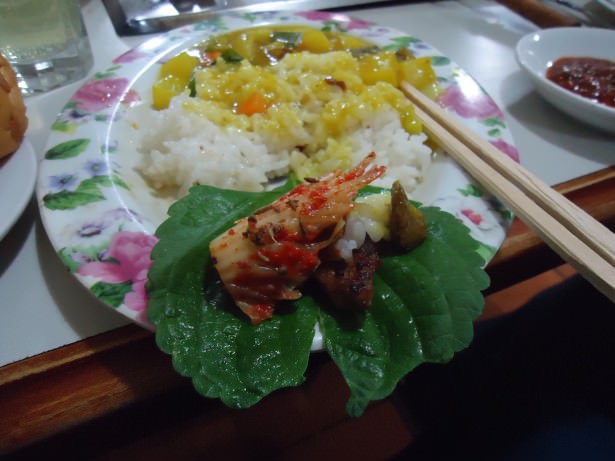 barbecued lamb wrap