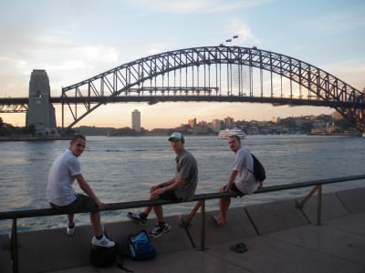 backpacking in sydney