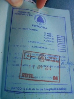 east timor visa on arrival.