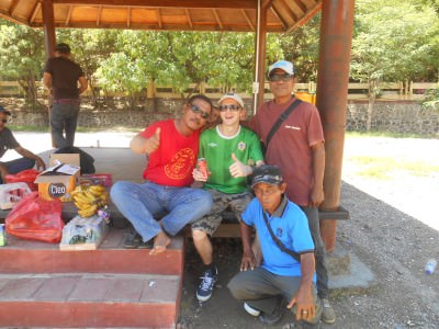 Meeting the locals at Cape Fatucama.