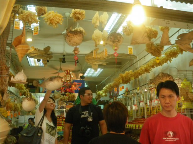 The markets of Tai O on Lantau Island.