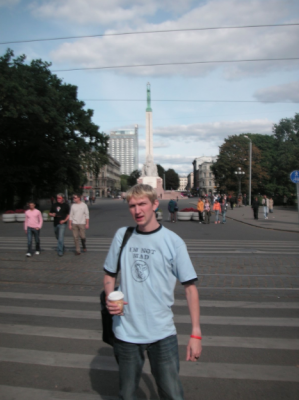 Backpacking in Riga, Latvia. Suffering from food poisoning and not impressed at all!