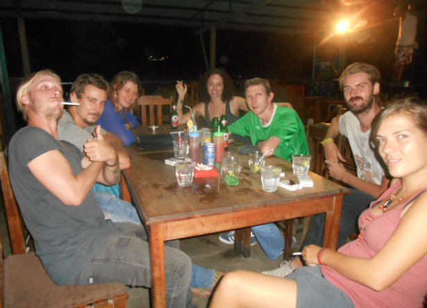 Great night out with the hostel crowd.