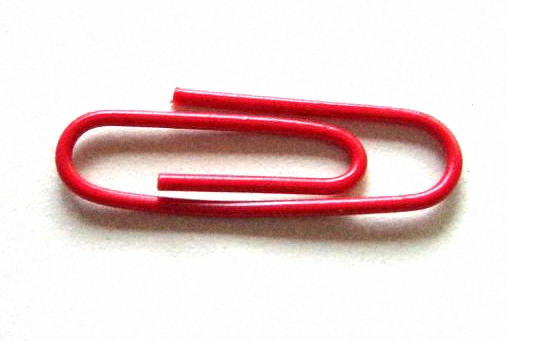 red paper clip guy