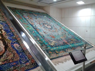Inside the Carpet Museum, Mashhad.