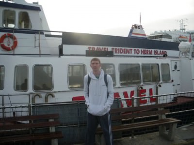 herm island morning ferry