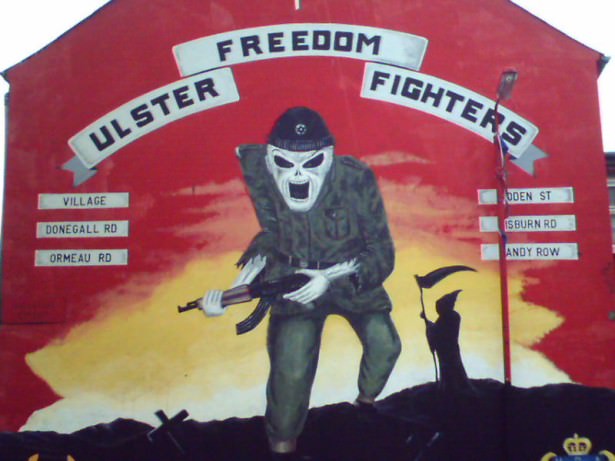 An Ulster Freedom Fighters Mural in my home country - Northern Ireland.