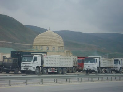 The road from Baku to Quba.