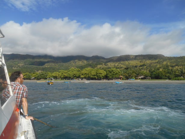 On the approach to Atauro Island.