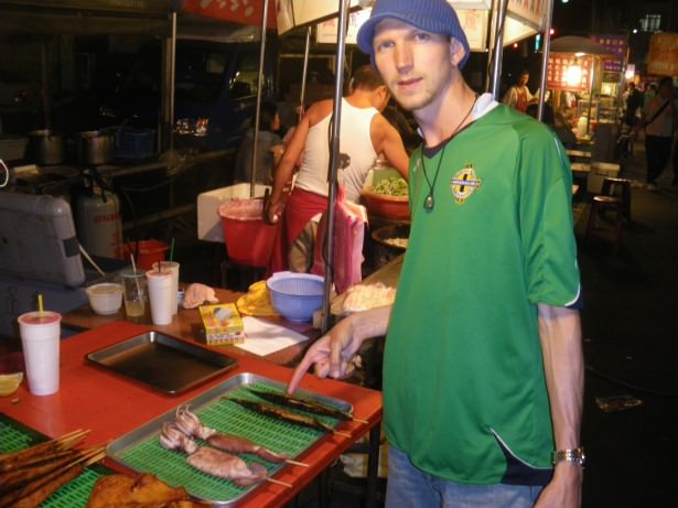 Ready for Night Barbecue in Xinying, Taiwan