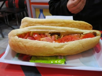 Our "hamburger" in Tabriz, Iran