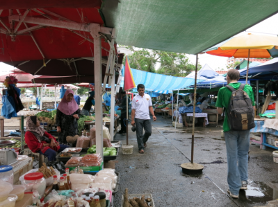 Kianggeh Market in Bandar Seri Begawan, Brunei.