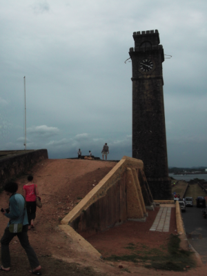 Tower at the main gate at Galle Fort