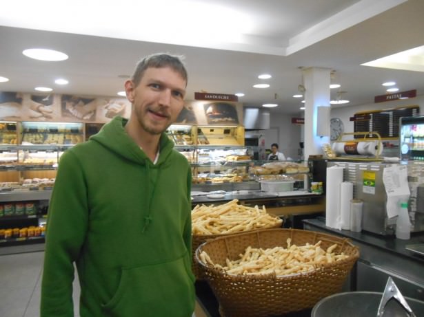 In the local bakery in Belo Horizonte.