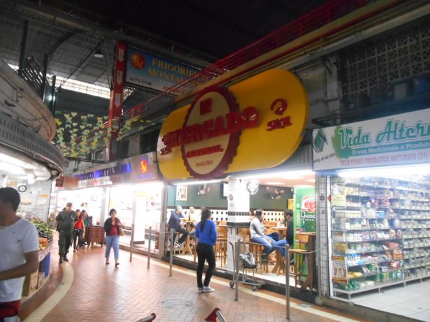 One of the bars in Mercado Central, Belo Horizonte.