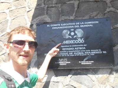 Estadio Azteca hosted the 1986 and 1970 World Cups.