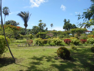 The pretty Promenade Gardens in central Georgetown, Guyana.
