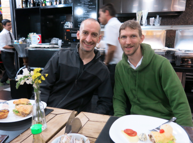 Drinks and local food in Belo Horizonte Brazil