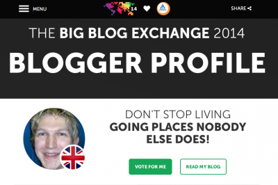 Vote for me in the Big Blog Exchange!