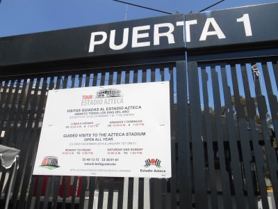 Puerta 1 is the entrance you want.