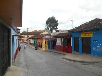 Pretty streets of San Cristobal de las Casas.