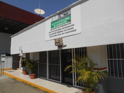 The Immigration Building in Ciudad Cuauhtemoc where you get your exit stamp.