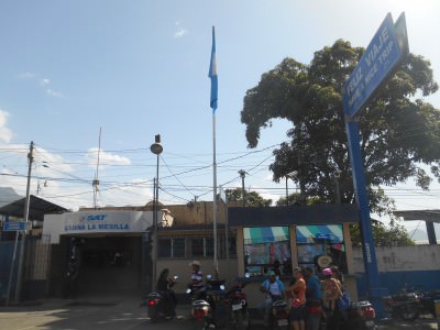 The Guatemala arrival immigration section.