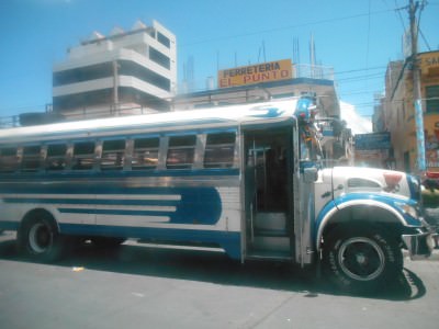 Tuesday's Travel Problem: Bus bugs on chicken buses in Guatemala.