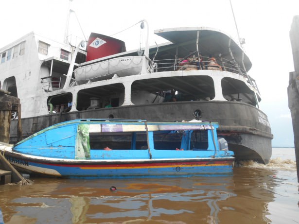 Boat to Bartica.
