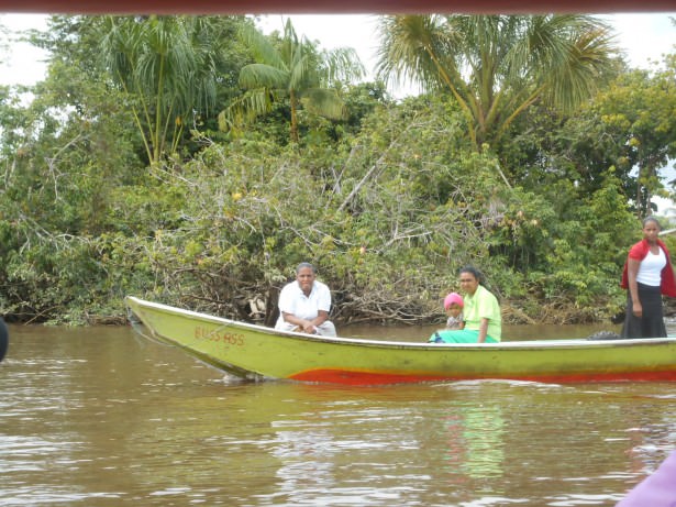 Sailing on the Essequibo near Parika.