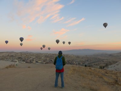 Admiring Cappadocia, Turkey.