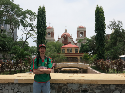 Backpacking in San Pedro Sula Honduras - Parque Central.