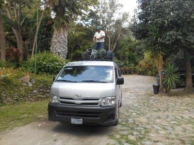 Onward minibus to Antigua was easy to sort and meant avoiding the chicken bus for once!